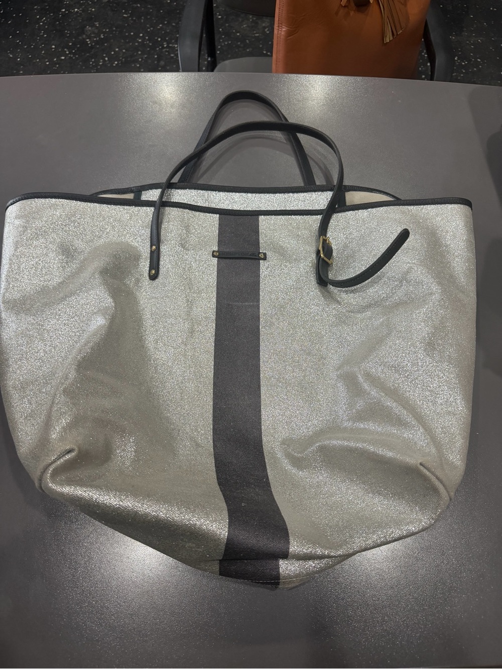 Silver tote